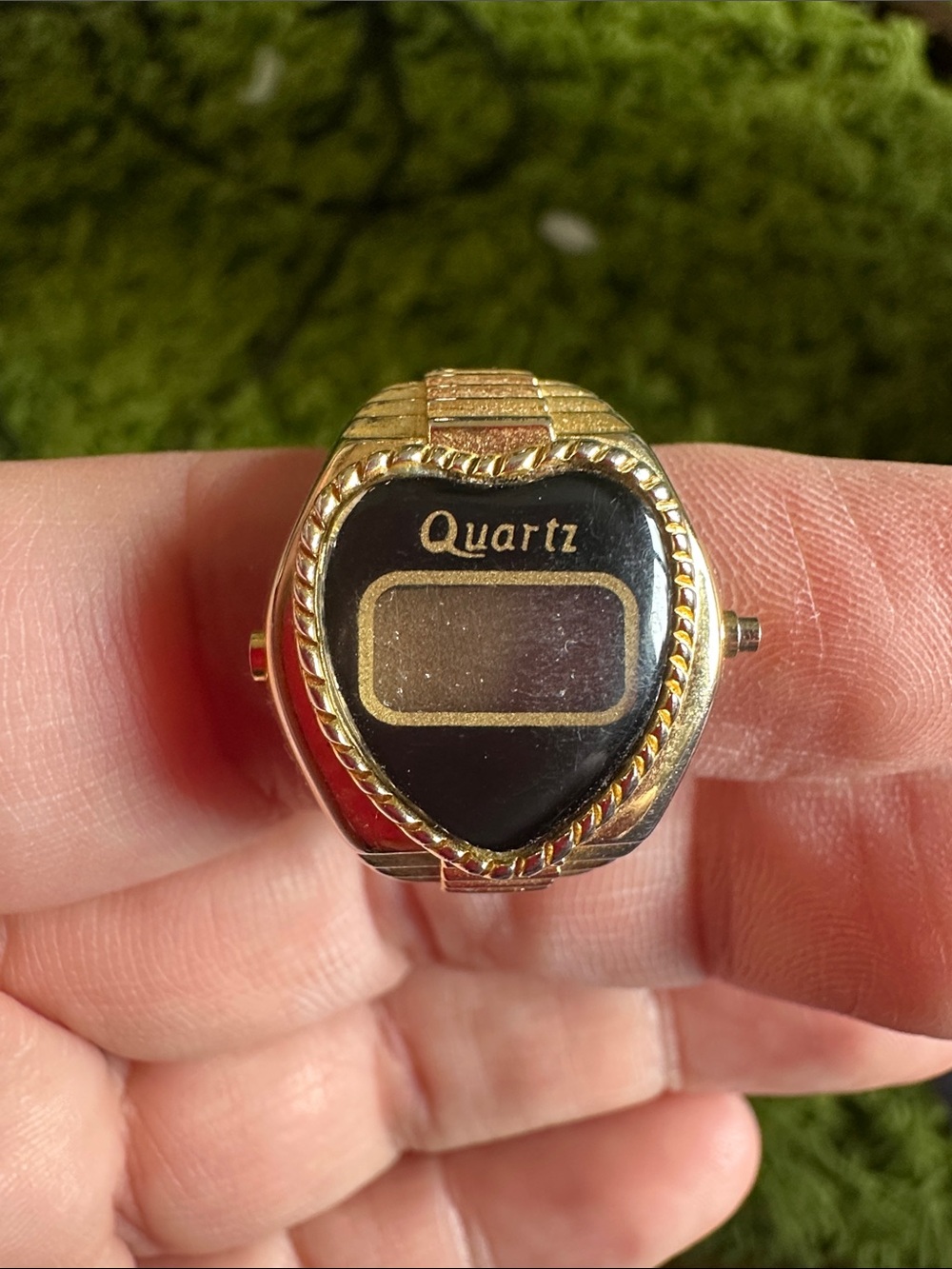 Vintage Quartz Watch Ring